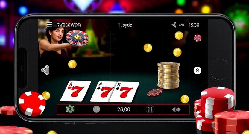 1111BET mobile casino app interface